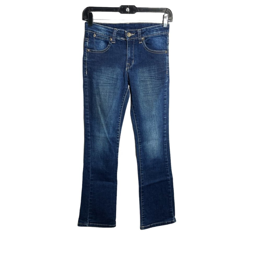 Paper Denim & Cloth Kids/Girls Mid Rise Stretch Bootcut Blue Jeans Size 10
